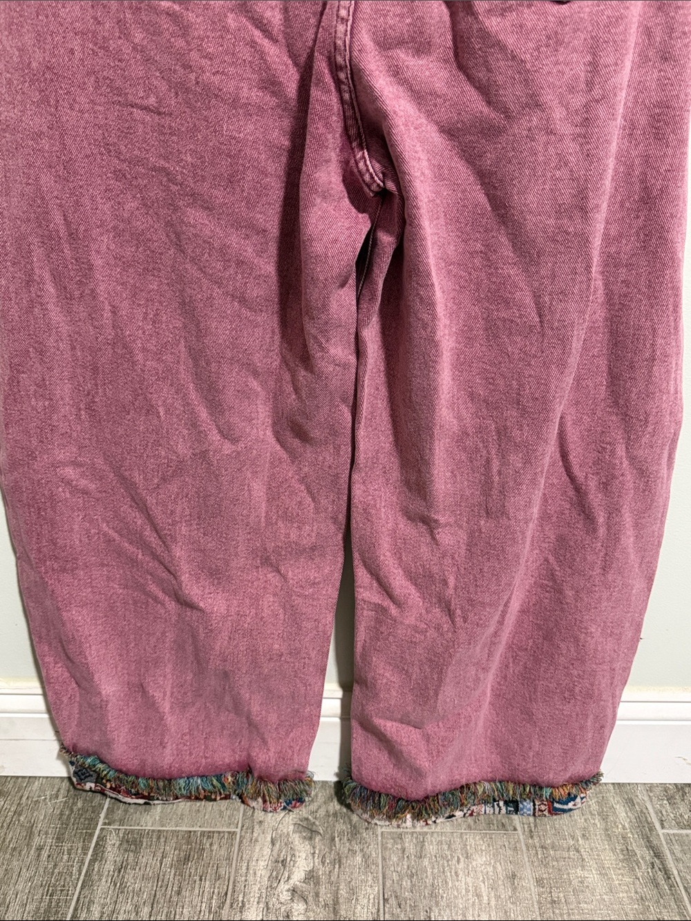 NWT! Aelfric Eden Patchwork Barrel Jeans Size 26 - Picture 13 of 15